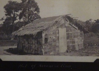 Hut made of kerosene tins in the Gully, Katoomba